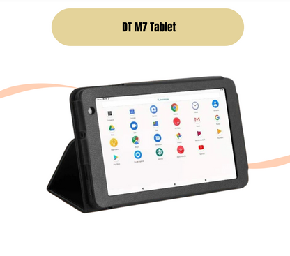7-Inch Android Tablet with Quad Core Processor, 2GB RAM, 16GB Storage, and 3000mAh Battery